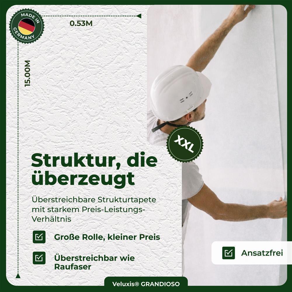 GRANDIOSO Strukturtapete Putzstruktur