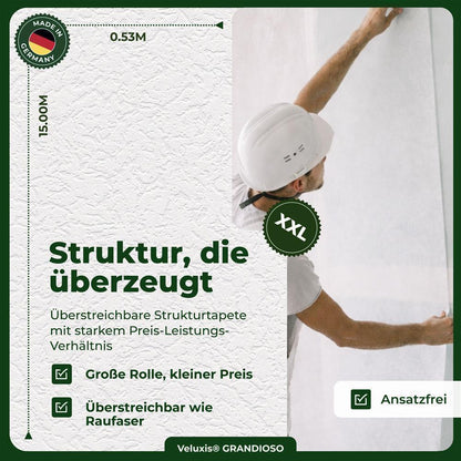 GRANDIOSO Strukturtapete Putzstruktur