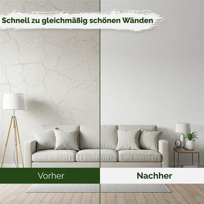 Glattvlies als Untertapete