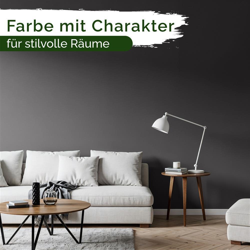 Wandfarbe Premium Schwarz (Deep Black)