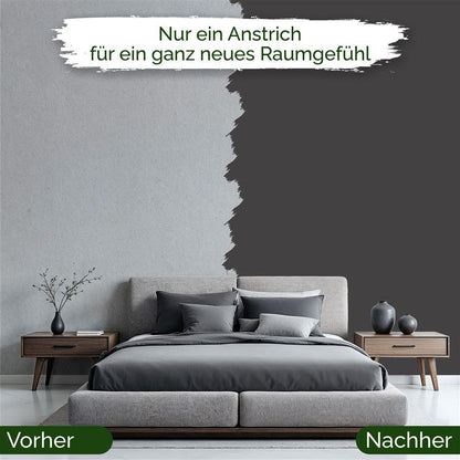 Wandfarbe Premium Schwarz (Deep Black)