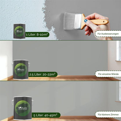 Wandfarbe Premium Grau (Stoneleaf)