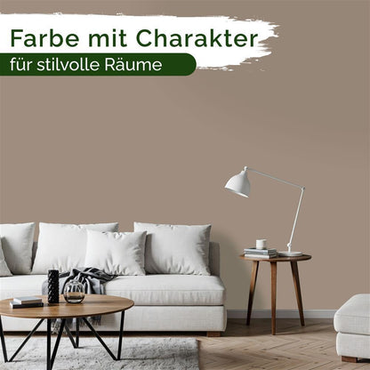 Wandfarbe Premium Braun (Pebble Grey)