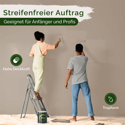 Wandfarbe Premium Braun (Pebble Grey)