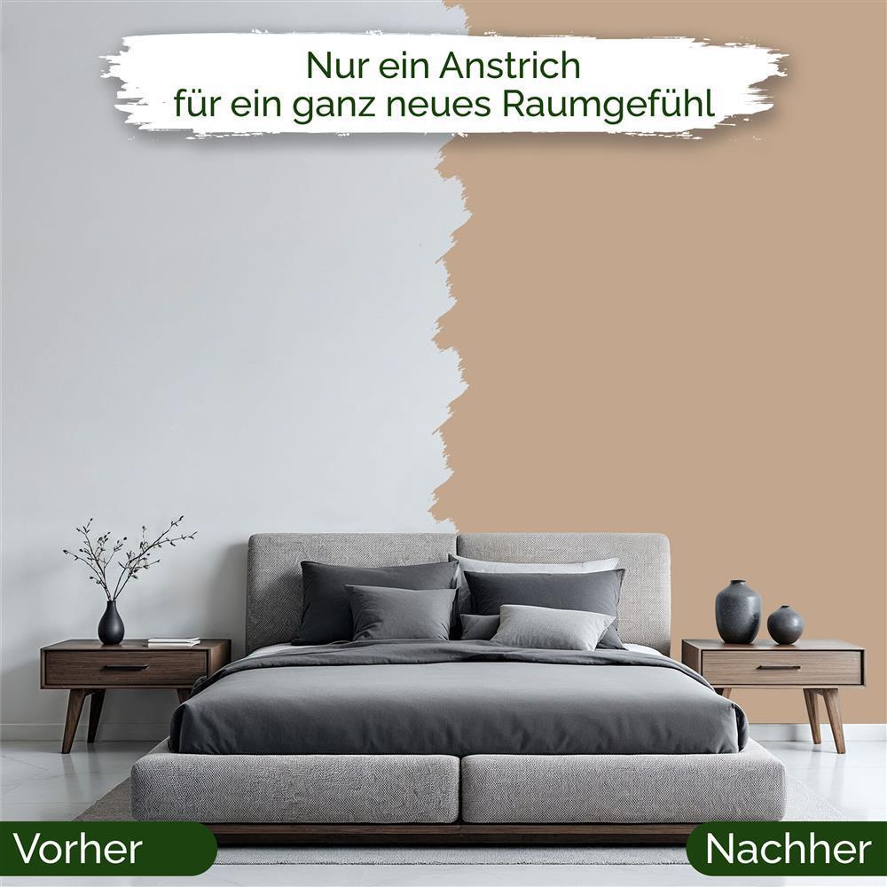 Wandfarbe Premium Braun (Amber Stone)
