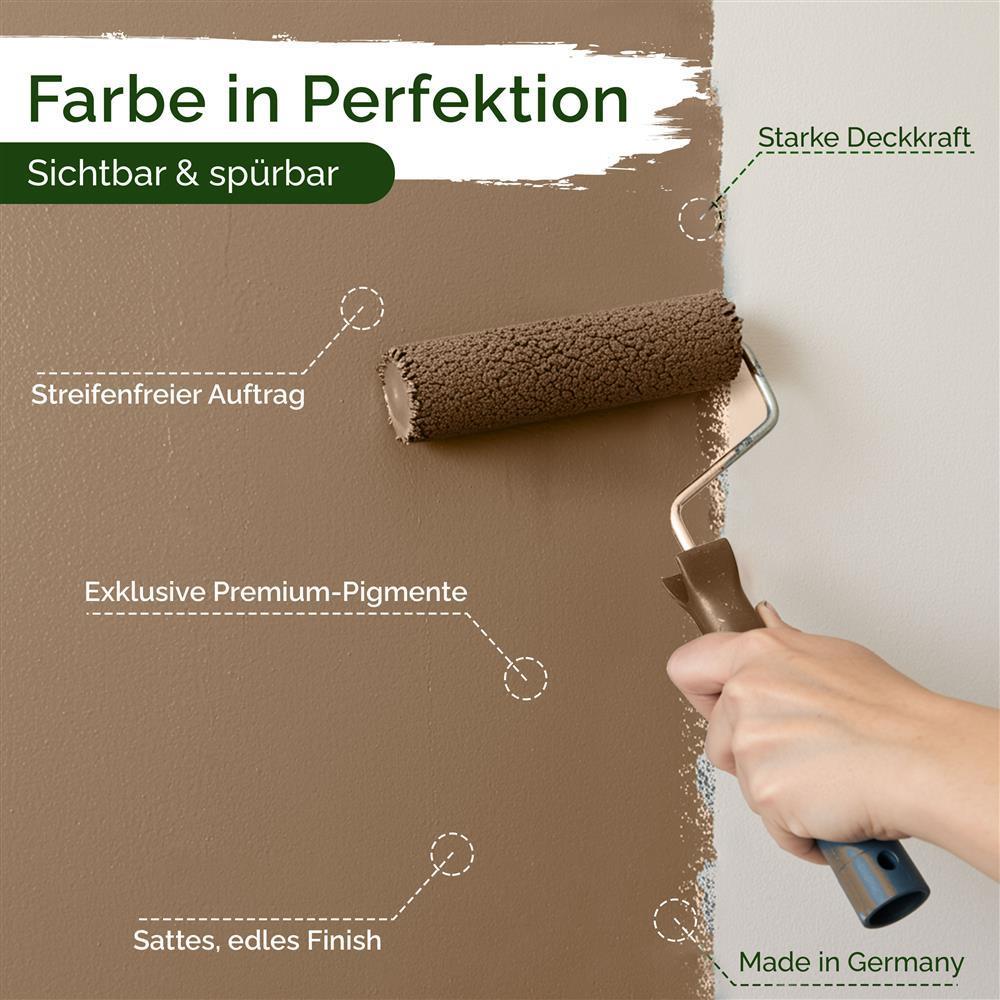 Wandfarbe Premium Braun (Timber Haze)