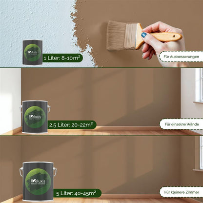 Wandfarbe Premium Braun (Timber Haze)