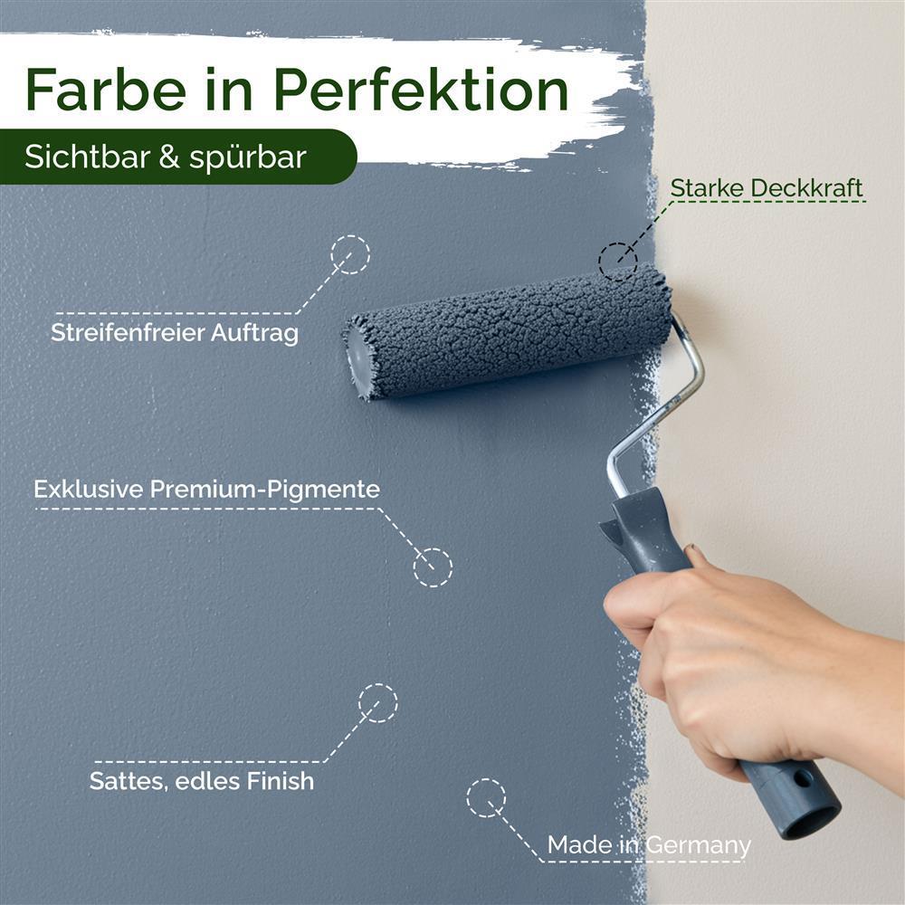 Wandfarbe Premium Blau (Slate Blue)