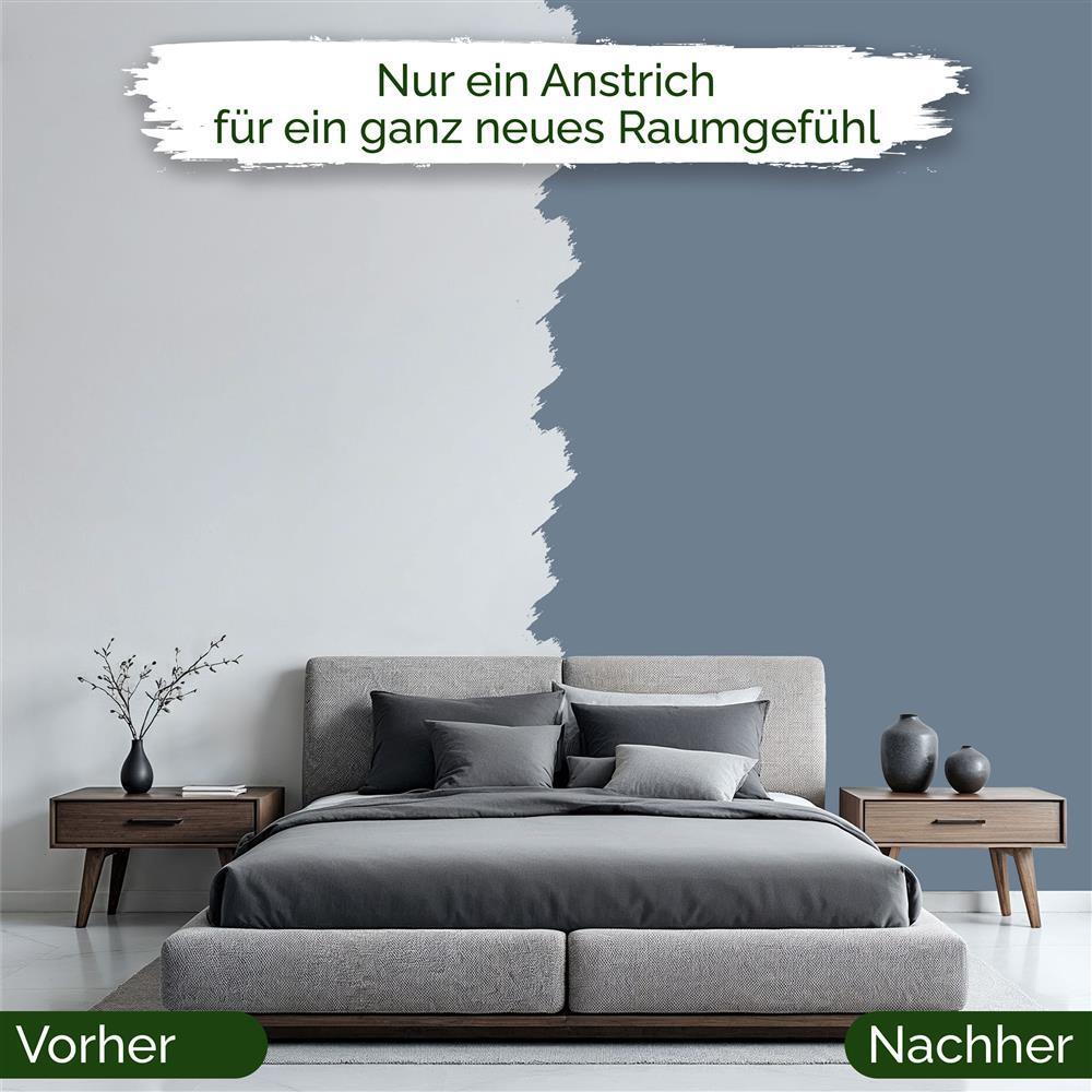 Wandfarbe Premium Blau (Slate Blue)