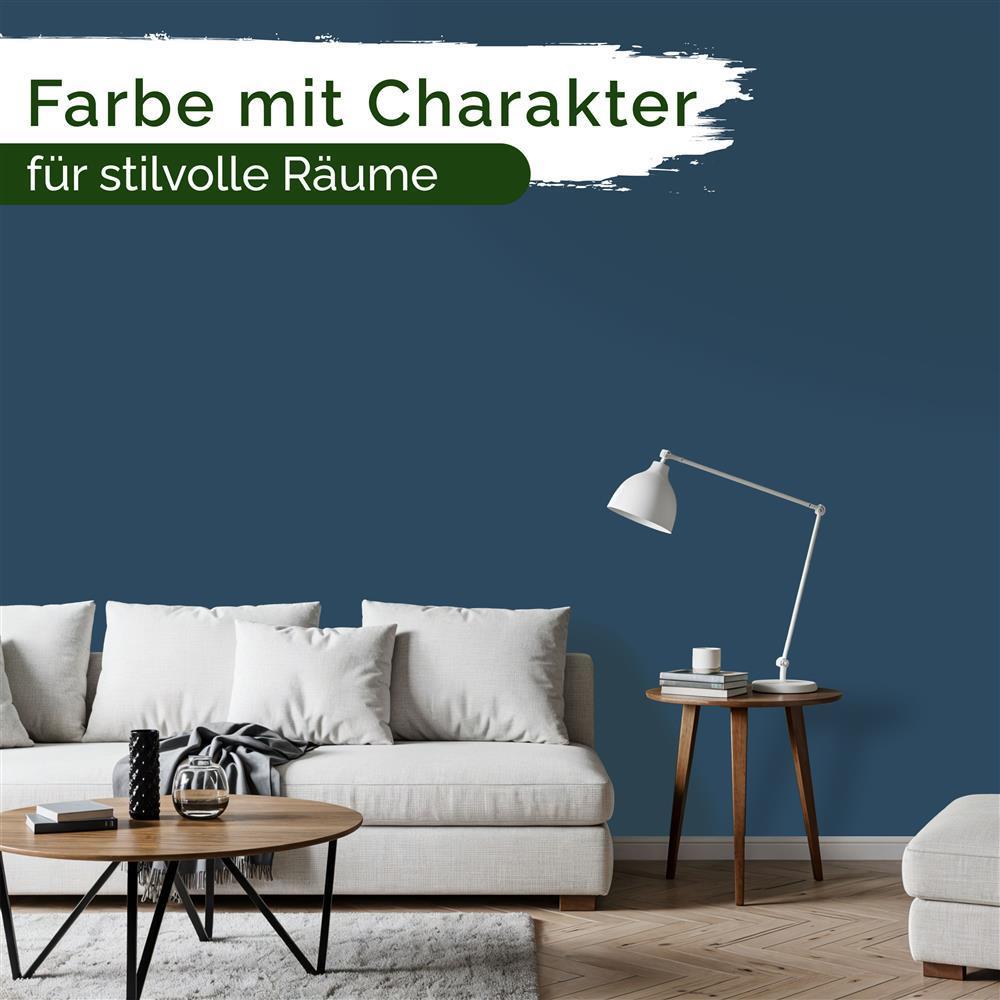 Wandfarbe Premium Blau (Dusky Sea)