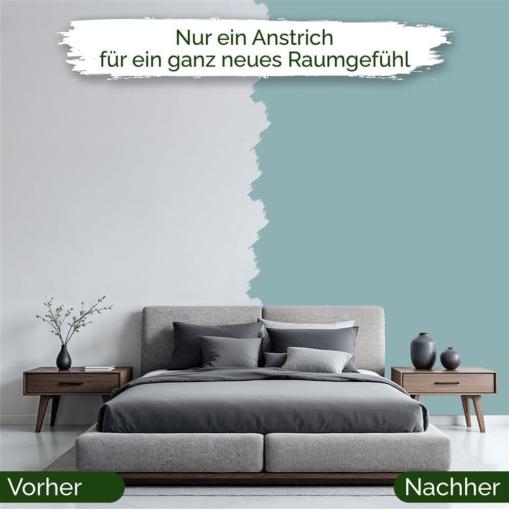 Wandfarbe Premium Blau (Mist Blue)