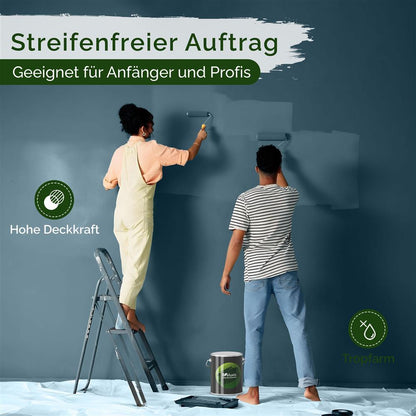 Wandfarbe Premium Blau (Stonewash Blue)