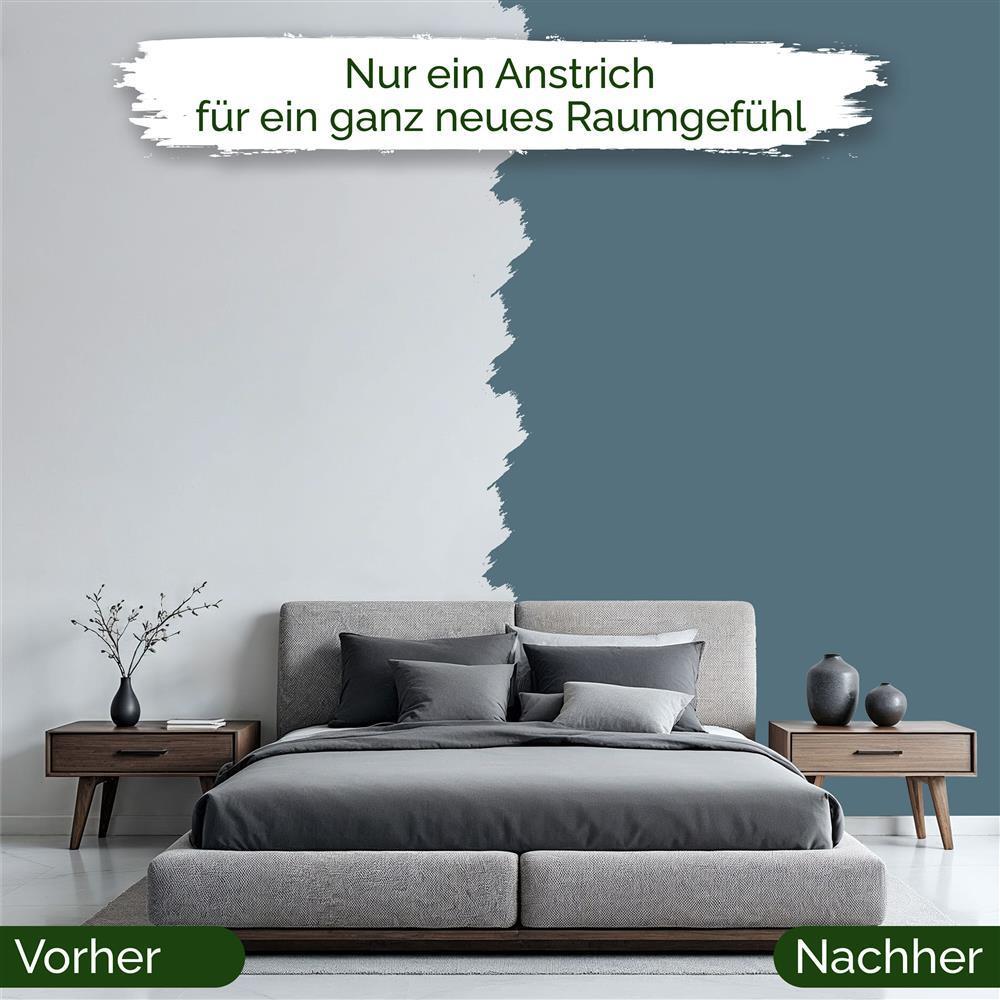 Wandfarbe Premium Blau (Stonewash Blue)