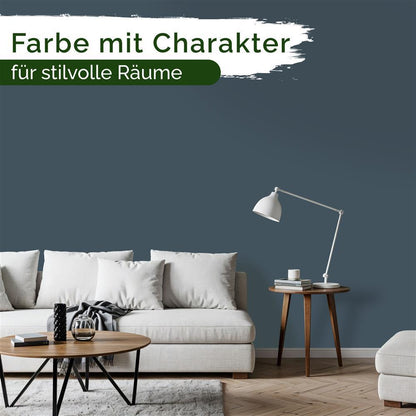 Wandfarbe Premium Blau (Twilight Moss)