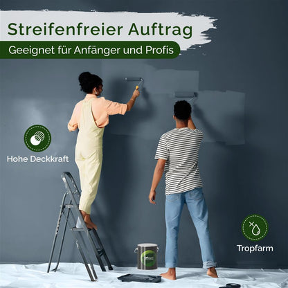 Wandfarbe Premium Blau (Twilight Moss)