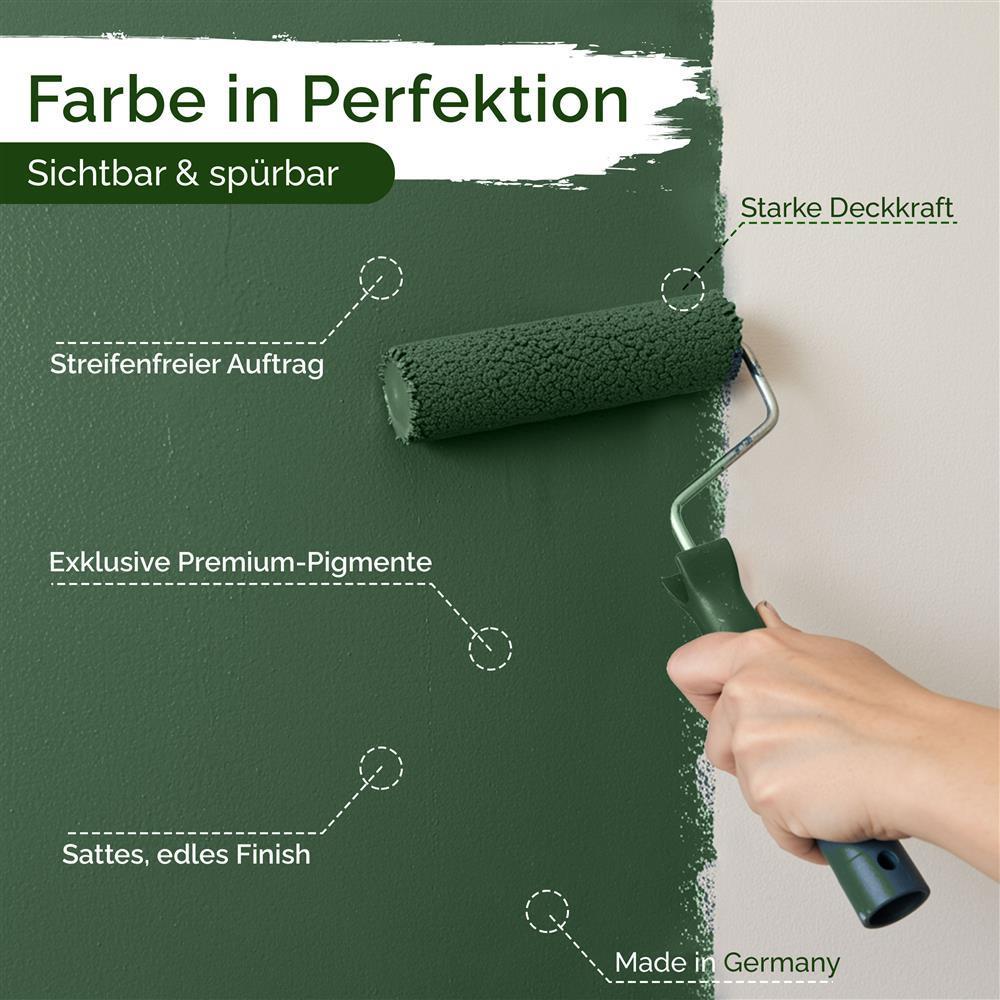 Wandfarbe Premium Grün (Pine Shadow)