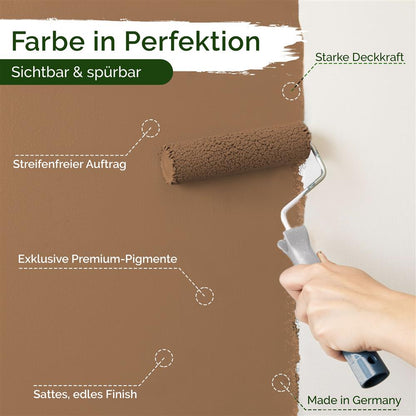 Wandfarbe Premium Braun (Muted Terracotta)