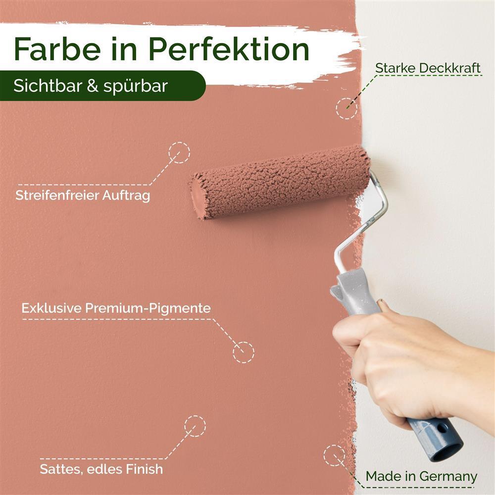 Wandfarbe Premium Orange (Warm Salmon)