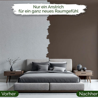 Wandfarbe Premium Braun (Taupe Brown)