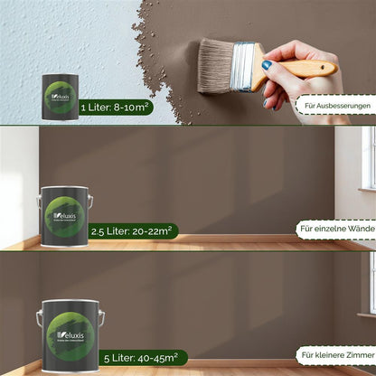 Wandfarbe Premium Braun (Taupe Brown)