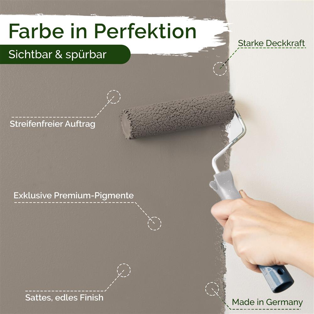Wandfarbe Premium Grau (Stone Taupe)