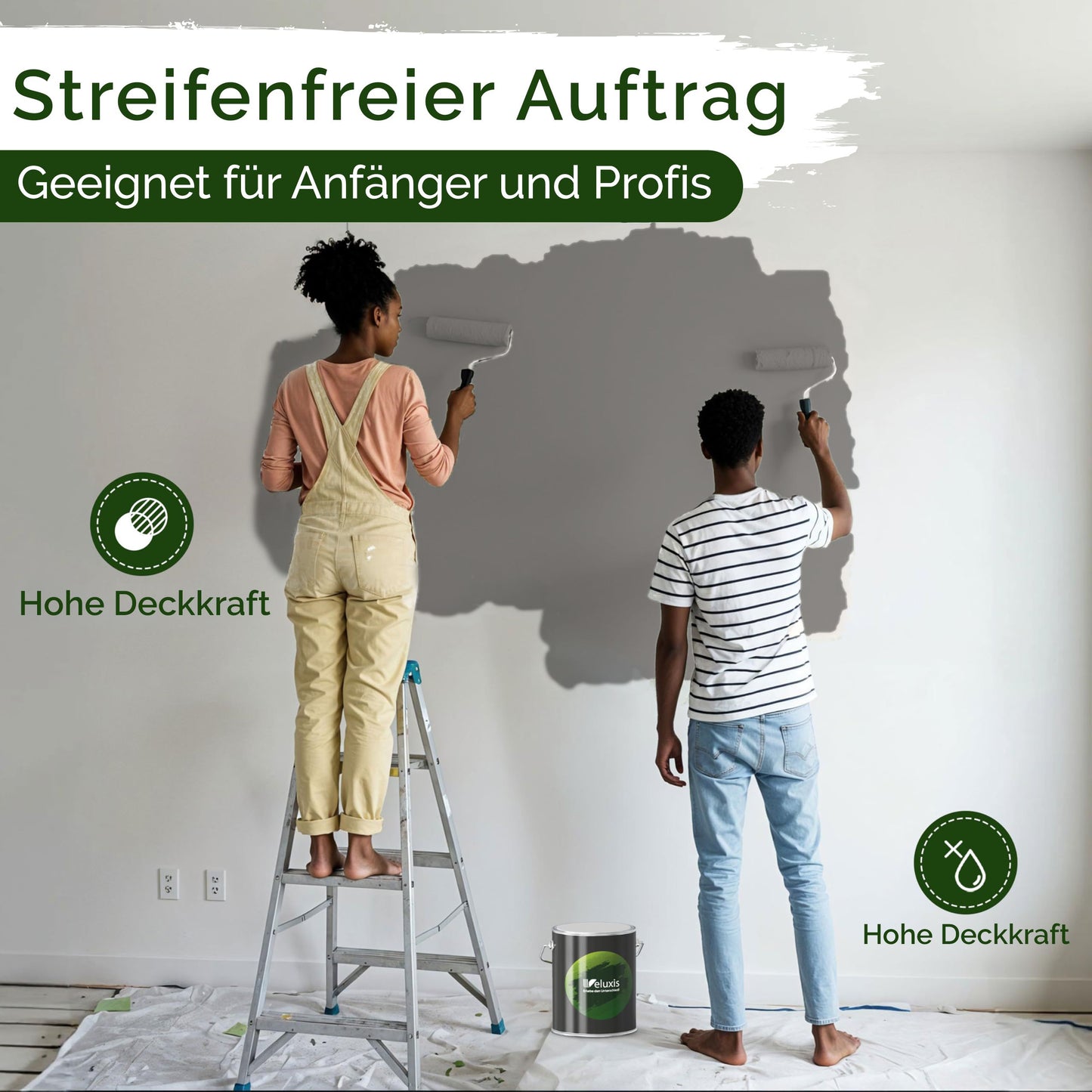 Wandfarbe Premium Grau (Urban Grey)