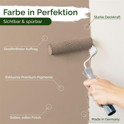 Wandfarbe Premium Braun (Natural Tan)