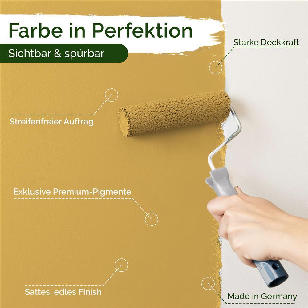 Wandfarbe Premium Gold (Golden Mustard)