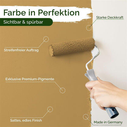 Wandfarbe Premium Gold (Antique Gold)