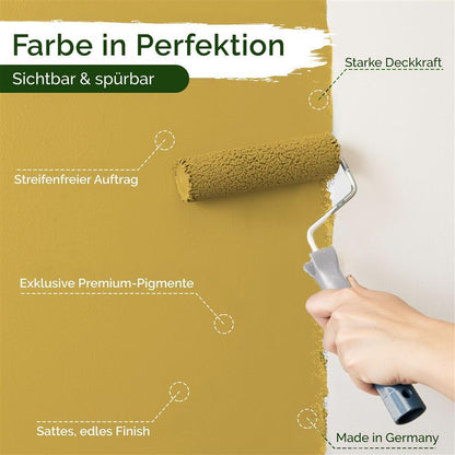 Wandfarbe Premium Gelb (Harvest Yellow)