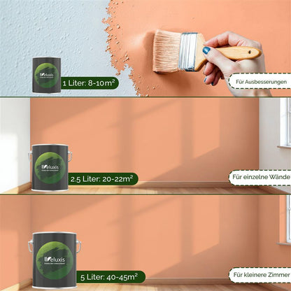 Wandfarbe Premium Orange (Peach Clay)