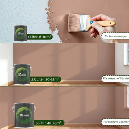 Wandfarbe Premium Braun (Cocoa Rose)