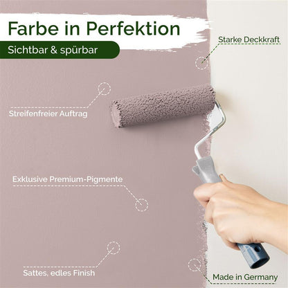 Wandfarbe Premium Rosa (Powder Rose)
