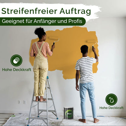 Wandfarbe Premium Gold (Amber Gold)