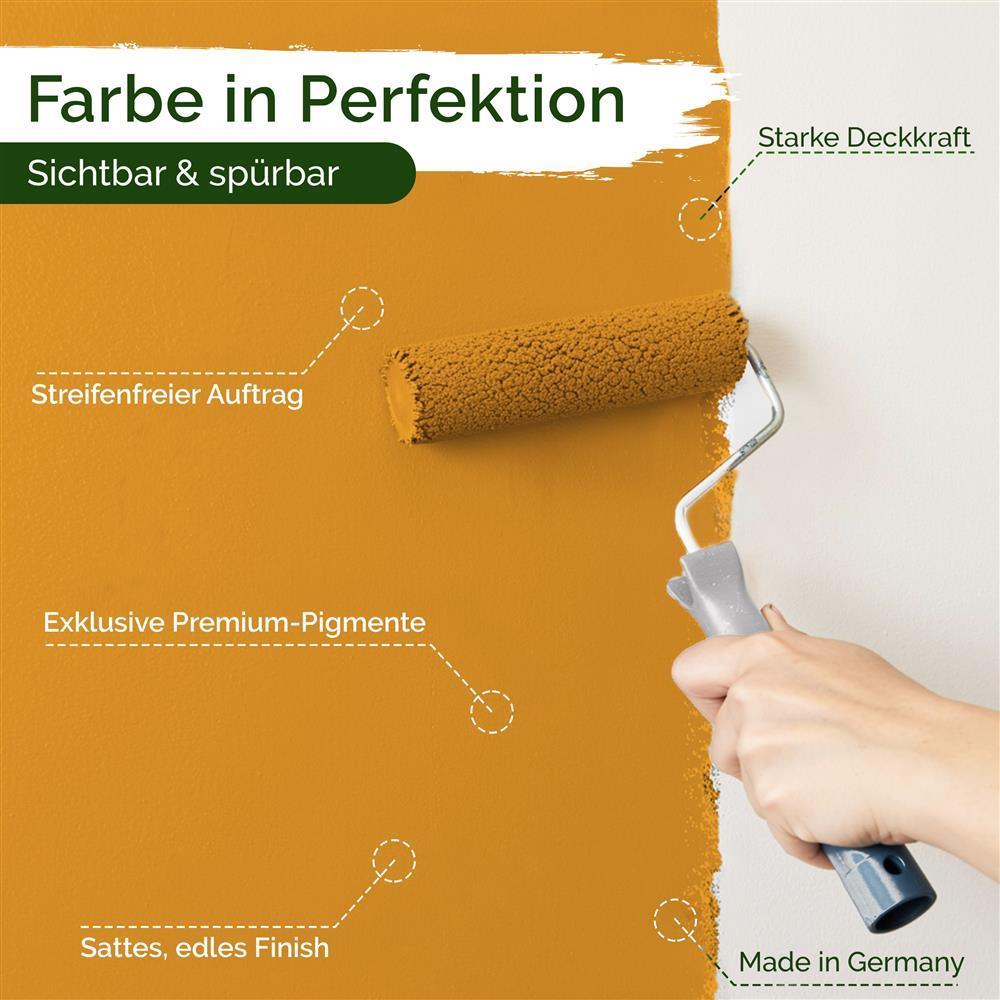 Wandfarbe Premium Orange (Deep Saffron)
