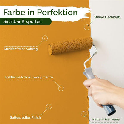 Wandfarbe Premium Orange (Deep Saffron)