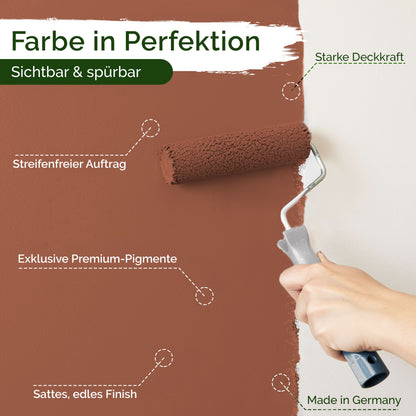 Wandfarbe Premium Rot (Rustic Copper)