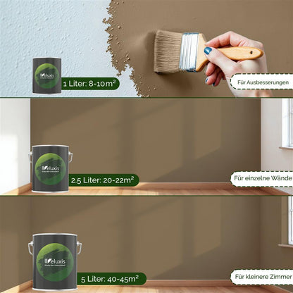 Wandfarbe Premium Braun (Olive Taupe)