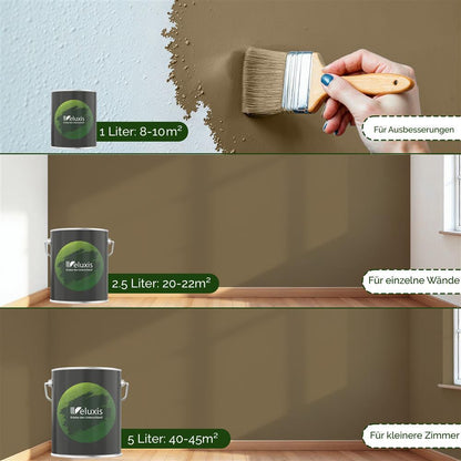 Wandfarbe Premium Braun (Moss Brown)
