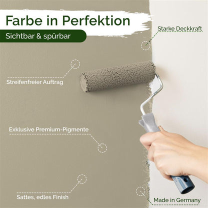 Wandfarbe Premium Grün (Light Olive Stone)