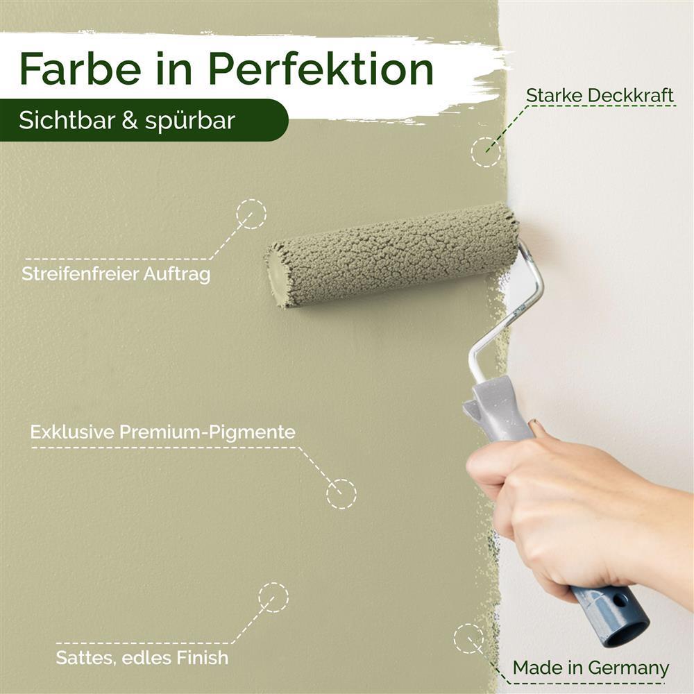 Wandfarbe Premium Grün (Pale Straw)