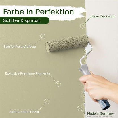 Wandfarbe Premium Grün (Pale Straw)