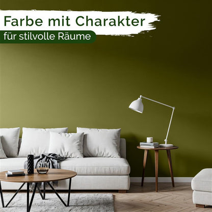 Wandfarbe Premium Grün (Olive Bark)