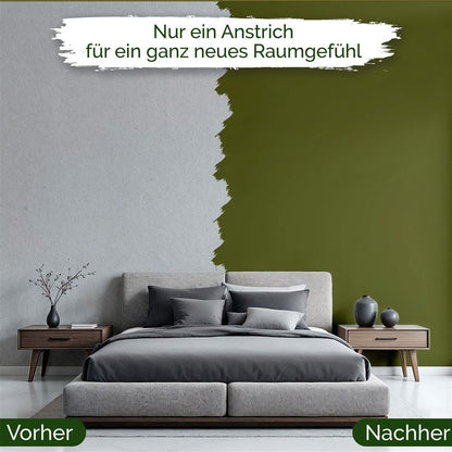 Wandfarbe Premium Grün (Olive Bark)