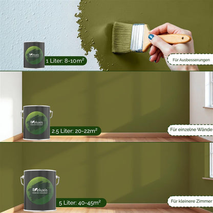 Wandfarbe Premium Grün (Olive Bark)