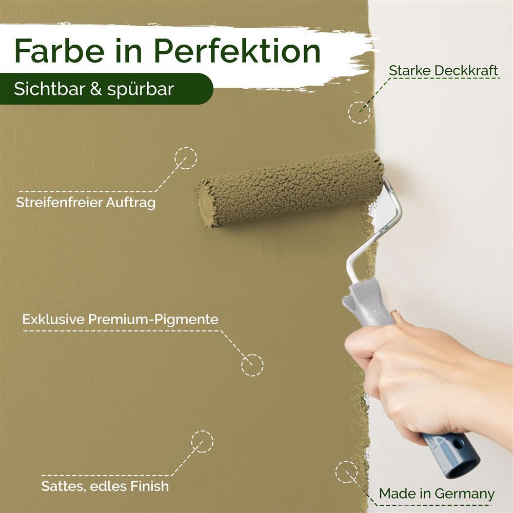 Wandfarbe Premium Gelb (Dry Olive)