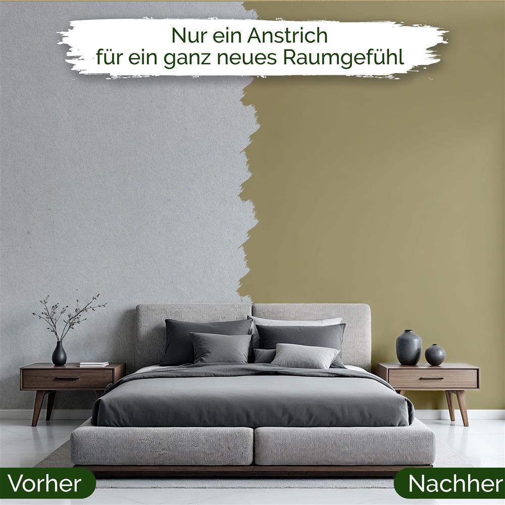 Wandfarbe Premium Grün (Warm Khaki)
