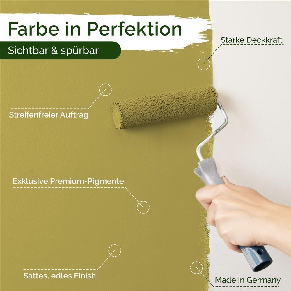 Wandfarbe Premium Gold (Golden Olive)