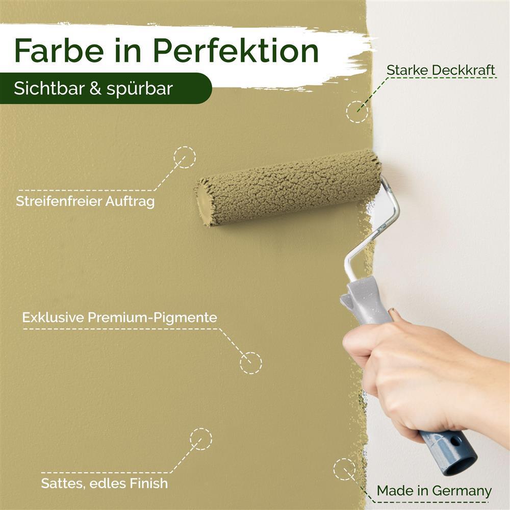 Wandfarbe Premium Gelb (Light Harvest)