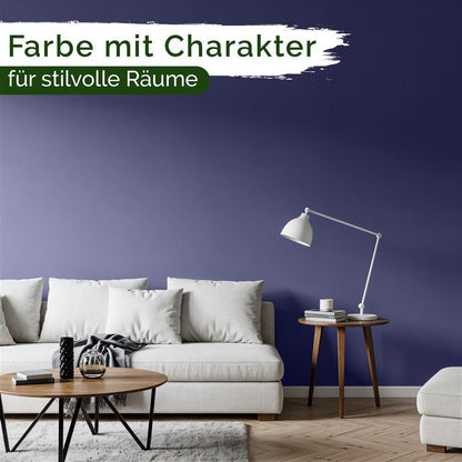 Wandfarbe Premium Blau (Slate Indigo)